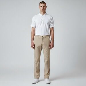 J.Lindeberg Pants‎ Men's 38 Safari Beige Elliot Micro Golf Stretch Performance